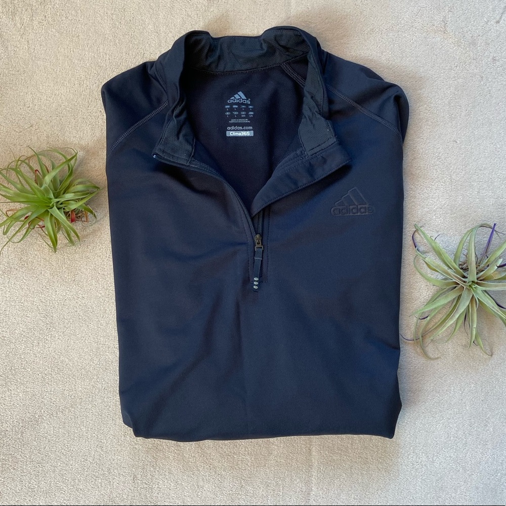Black quarter zip from Adidas